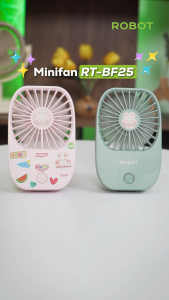 ROBOT RT-BF25 USB Mini Fan 1200mAh Portable 3 in 1 Original - Garansi 1 Tahun