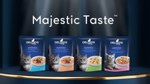 Delizios Adoree Kitten Adult Chicken Tuna Whole Loin Gravy Cat Pouch Wet Food 70G