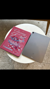 เคสไอแพด Gen9 Pink Cherry Air5 เคสiPad Gen8 Air4 Case iPad มีที่เก็บปากกา 11pro 2024 Air6 Gen11 Air7