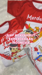 Setelan Anak Usia 1-5 Tahun untuk Perayaan 17 Agustus