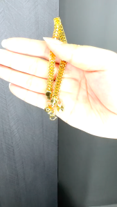 Emas Bangkok Emas Korea 24K Bracelet Ring Gold Plated Rantai Gelang Tangan & Cincin Emas Sadur Perempuan emas 916 B
