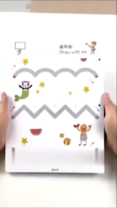 YUNLEO Childen Magical Tracing Workbook Preschool Writing Educational Toys For Kids Early Training Books