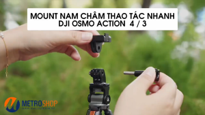 MOUNT NAM CHÂM OSMO ACTION 5 PRO / 4 / 3 PULUZ