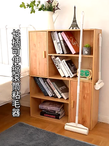 ลูกกลิ้งเก็บฝุ่น ลูกกลิ้งเก็บขน ที่เก็บขนแมว เก็บฝุ่นสิ่งสกปรกเส้นผมขนสัตว์ แท่งสแตนเลส ปรับความยาวได้ ความกว้าง24cm