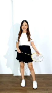 Rok Flare Skirt Korean Olahraga Rok Mini Rok Tennis Gym Dancer Zumba Jogging Rok Mini Skirt 2024