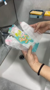 Double Layer Soft and Fine Bubble Cleansing Soap Mesh Foaming  Clean Exfoliating Mesh Net Mesh Skin Clean Tool