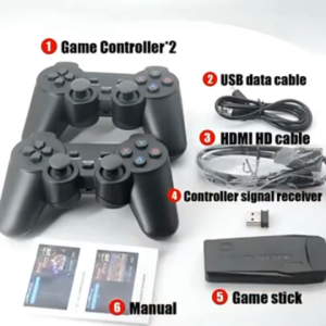 LGM SHOP 32G M8 4K Wireless Gaming Controller 2.4G Retro Handheld Game Controller