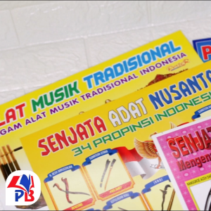 Poster Lembaran Seri Nusantara: Desain Seni & Budaya Indonesia
