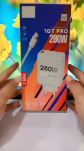 Charger HP FOR MI 10T PRO 280W Quick Charge 3.0 Adaptive Fast Charging