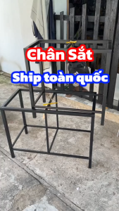 "Hoàn tiền đến 10%" CHÂN SẮT ĐEN CHO BỂ CÁ 60X30CM CAO 60CM SẮT 3 VUÔNG