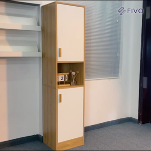 Tủ Áo Gỗ Chống Ẩm Cá Nhân FIVO FC05 Đơn Giản Mà Đẹp Phù Hợp Cho Không Gian Nhỏ Phòng Trọ - Màu Full Trắng