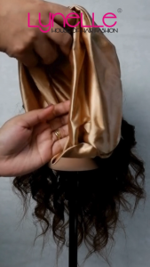 Lynelle Satin Premium Cover Head Turban - Cream