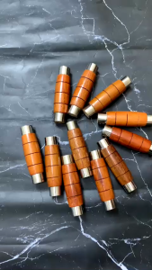 Cán chuôi dao chất gỗ lim chắc khỏe khâu inox hai đầu