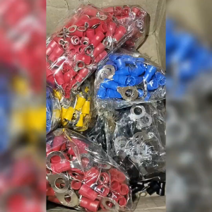 Penyambung Kabel O atau Y & Skun Cable Karet Non Pilih Warna Merah Kuning Hitam Biru