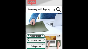 TTSM Laptop Sleeve 13/14/15 6 Inch Multifunctional Waterproof Macbook Laptop Pouch Acer Xlaoml Laptop Bag