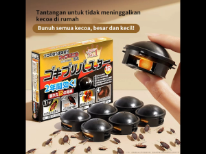 Umpan Pembunuh Kecoa Perangkap Kecoa Tempat Umpan Kecoa Untuk Kecoak Besar dan Kecoak Kecil Sarang Pembunuh Tahan Anak 6 pcs