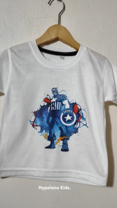 Baju Kaos Distro Anak Laki-Laki Karakter SuperHero Printing Import 1-10 Tahun - Hypelane