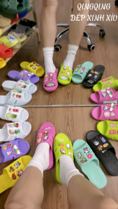 Dép Tổ Ong Nữ (size 31 - 38) Kèm Sticker Dễ Thương ( Đặt Lùi 1 size) Nhiều Màu Nhựa EVA siêu nhẹ