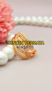 Desain Perhiasan Elegan: Cincin Dewasa Permata Perhiasan Xuping Lapis Emas A008