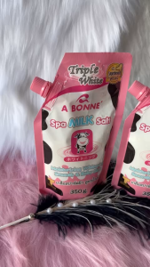 Muối Tắm A BONNE Sữa Bò Làm Sáng & Mềm Mịn Da 350g Spa Milk Salt