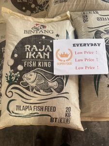 (1BAG PER ORDER) 20KG Makanan Ikan Talapia size 5 mm Dan Ikan Air Tawar ( Sesuai juga untuk umpan pancing ) BTE8 Outdoor