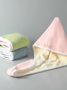 หมวกคลุมผมแห้งเร็ว ผ้าคลุมผมแห้งไว ผ้าเช็ดผม