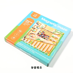 Magnetic Color & Number Bead Maze Puzzle Board Preschool Learning Montessori Toys Gift for Toddlers