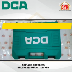 SYK DCA ADPL208 Cordless Brushless Impact Driver Machine Battery Power Tools Mesin Impact Drill Bateri