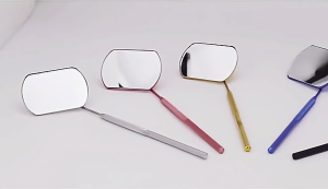 Eyelashes Mirror Checking Lashes Extension Grafting Multifunction Stainless Steel Mirror Portable Makeup Tools Supplies Eyelash Mirror Eyelashes Extension Checking Mirror Grafting Lash Tools