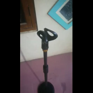 Stand Mic lurus panjang kaki bulat 160cm