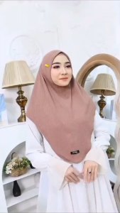BERGO INSTAN SNOW MEISYA MALAY-HIJAB 2025-HIJAB HAMIDAH KNIT - HIJAB KNITT PREMIUM - HIJAB INSTAN TERBARU