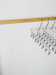 Heavy Duty Anti Corrosion Stainless Steel Clothes Sock Shoe Drying Cloth Hanger Dinding Penyangkut Tudung Baju 不锈钢袜子衣架