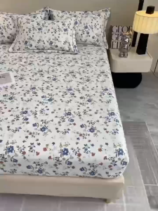 Sprei Set Katun Jepang Seprai Cotton Twill King Queen Single Size 90 100 120 140 160 180 200 x 200