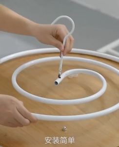 Gantungan Hanger Jemuran Sprei Bulat Balkon Hemat Tempat