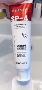 Kem Đánh Răng SP-4 Yayashi Ultra+ Whitening 120g Hỗ Trợ Trắng Sáng Khử Mùi Thơm Mát Kem Đánh Răng Giảm Ố Vàng