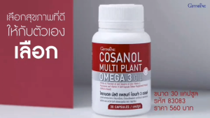 โคซานอล กิฟฟารีน Cosanol Giffarine สารสกัดจากไขอ้อย ไขมันในเลือดสูง ความดันในเลือดสูง เบาหวาน