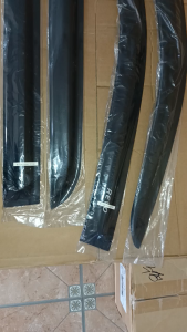 2016-2026 Toyota Revo Rain Visor Thailand Made Door Visor Window Visor (REVO logo)
