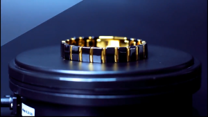 Gelang Pria Baja Tahan Karat Gelang Keramik Aksesori Fashion Hadiah Ulang Tahun Pria Gelang Kesehatan Energi Magnet