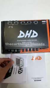 Preamp Parametric Equalizer Mobil Dengan Subwoofer Output Dan Karaoke DHD-EQ781