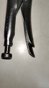 Locking Plier 10 inch round mouth clamping pliers labor-saving pliers chrome vanadium steel fixed pliers rubber handle forceps