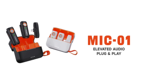 Hohem Wireless Lavalier Microphone MIC-01 (2TX + 1RX + Charging Case)