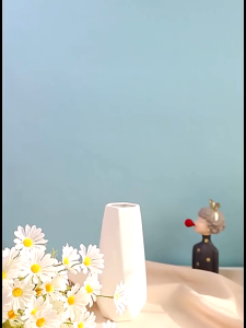 EFBT02 Bunga Daisy Per Tangkai Artificial Flowers Bunga Aster Cemara Tangkai Panjang Bouquet Hias Dekorasi Rumah