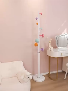 NJCAR LZD MALL S213 ราวแขวนหมวก ราวแขวนแบบตั้ง ที่แขวนกระเป๋า ที่แขวนเสื้อ ที่แขวนผ้า ที่แขวนหมวก อเนกประสงค์