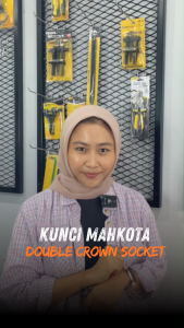 Kunci Mahkota Treker Kopling Double Crown Mata Sok Socket 1/2 Inch Untuk Honda 70/125/150 Universal