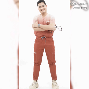 Scrub Suit 4th Gen KSS4G-02 OMBRE Welt Chest Pocket Top 6-pockets Zipper Expandable Hem Pants