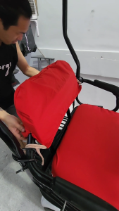 E-Trike Seat Cover & Back Cover Water Repellent Anti Scratch Pusa