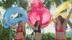 INTEX Cute Animal Inflatable Swim Rings Swimming Tube for kids and children