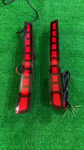 ทับทิมท้าย Velfire 40 2023 2024 2025 LED กันชนตามรูป สีแดง V1 มีไฟหรี่เบรก ไฟ 3 step  ไฟหรี่ และ ไฟเบรก สีแดง