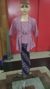 Kebaya Anak Perempuan Kutubaru Brokat Lengan Pendek Rok Duyung Pesta Wisuda TK SD Usia 5 8 712 Tahun