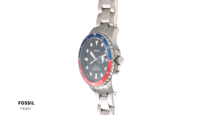 [Promo] Jam Tangan Pria FS 5657 / FS5657 FB-01 Three-Hand Date Stainless Steel Original Garansi 2 Tahun [✔COD][100% Authentic]